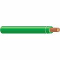 Southwire 8 AWG UL THHN Building Wire, Bare copper, 19 Strand, PVC, 600V, Green, Sold by the FT 20492505
